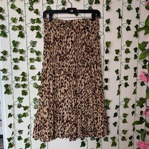 Leopard Print Women's Skirt